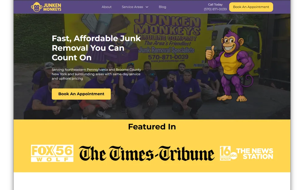 Junken Monkeys Hauling Company Featured View