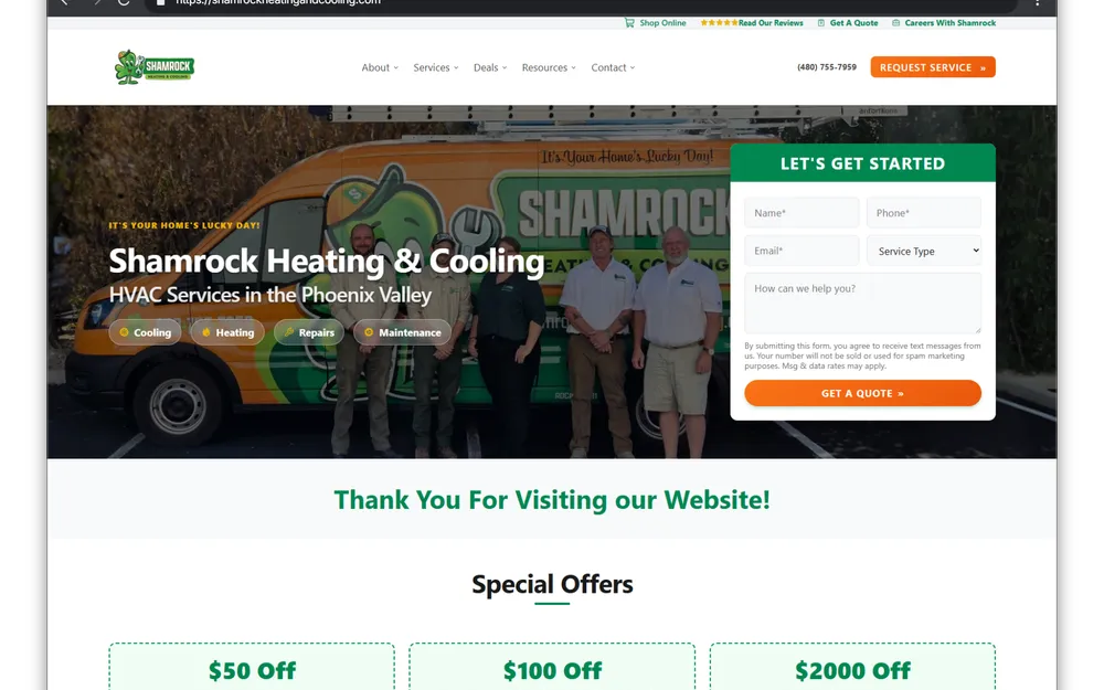 Shamrock Heating & Cooling Featured View